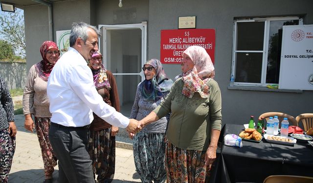 Kadınlar tarafından işlenen yer fıstığı tüm marketlerde satılacak