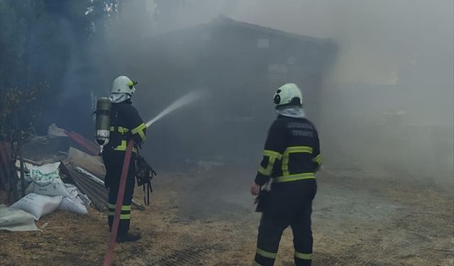 Lüleburgaz'da ev ve anız yangını söndürüldü