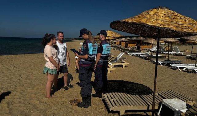 Turizm jandarması sahillerde denetimlerini sürdürüyor