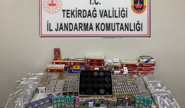 Çerkezköy'de kaçakçılık operasyonu