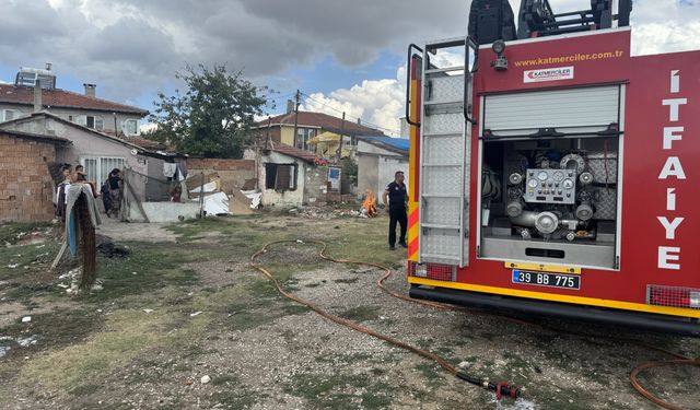 Kırklareli'nde evde çıkan yangın söndürüldü