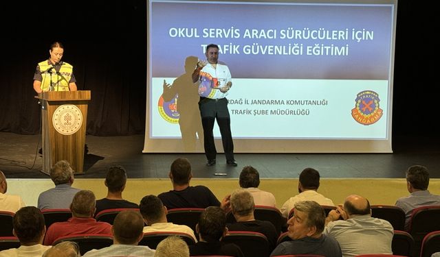 Servis şoförleri bilgilendirildi