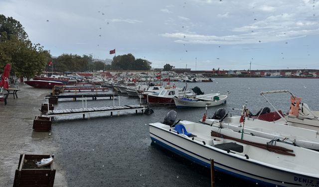 Tekirdağ'da sağanak etkili oldu