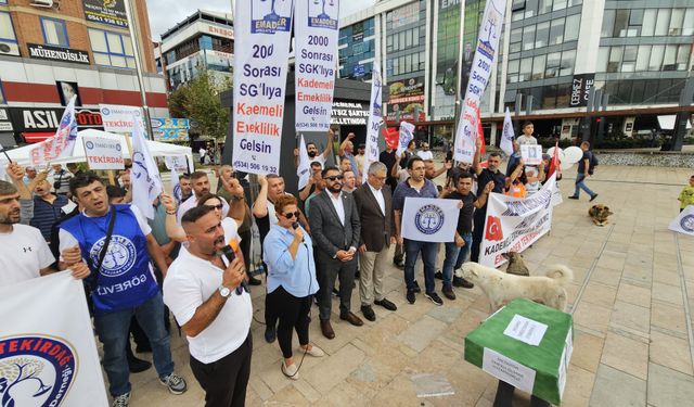 Uğurlu: Bizler mezarda emekli olmaya terkedilmiş çalışanlarız