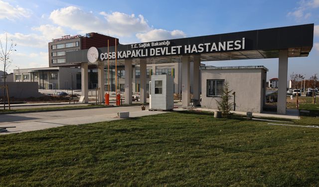 ÇOSB Kapaklı Devlet Hastanesi için son günler