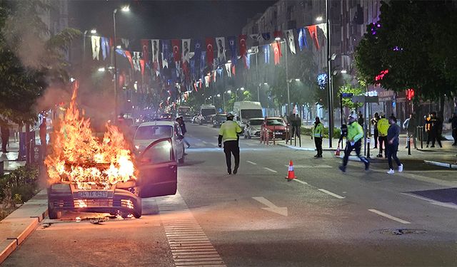 Kontağa bastığı anda patlama oldu