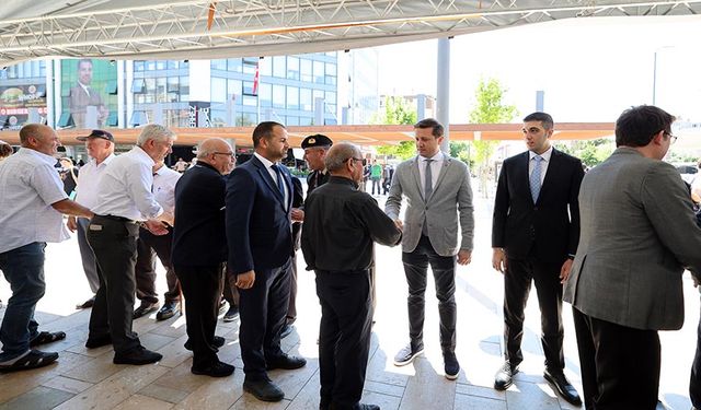 Çerkezköy’de bayramlaşma yapıldı