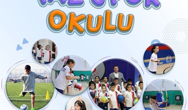 Ücretsiz yaz spor okulu başlıyor