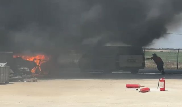 Yangında büyük panik yaşandı