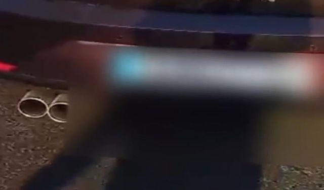 Abart egzozlu araçlar trafikten men edildi