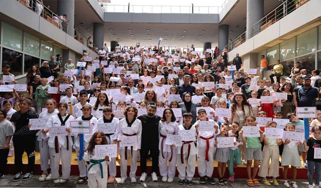 Yaz spor kursuları tamamlandı