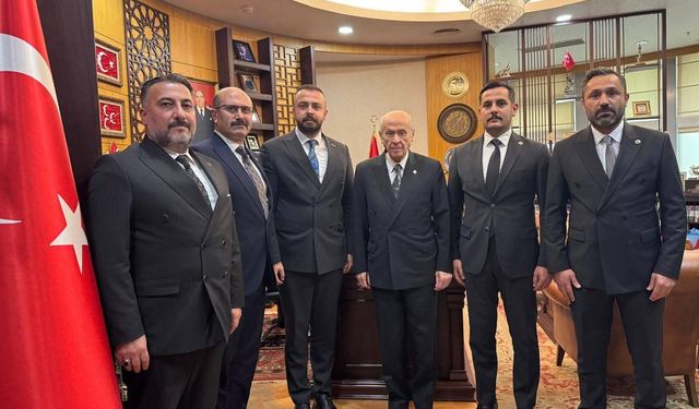 MHP lideri Bahçeli Tekirdağ heyetini kabul etti