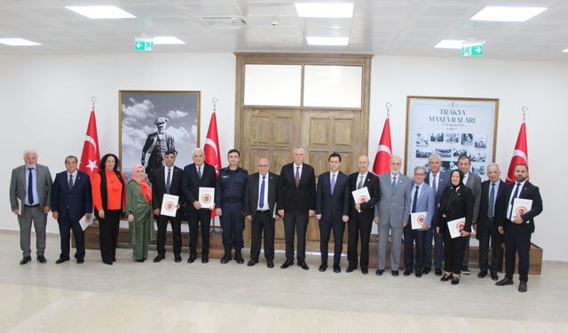 Kaymakam Günlü muhtarlarla bir araya geldi