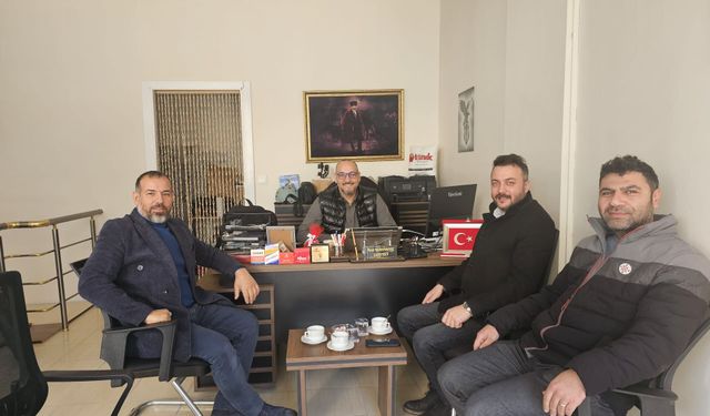 Keleş, Ünsal ve Gökçeli’den Tanık’a ziyaret