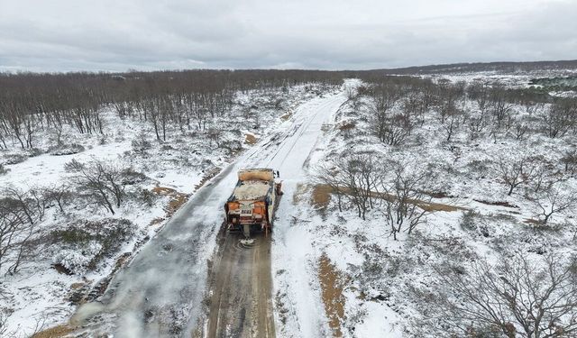 Büyükşehirden kar seferberliği
