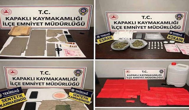 Polis zehir tacirlerine nefes aldırmadı