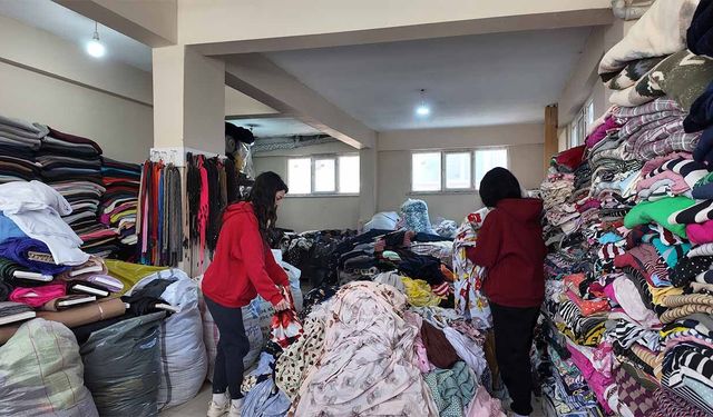 Bayram için herkese hediye kumaş