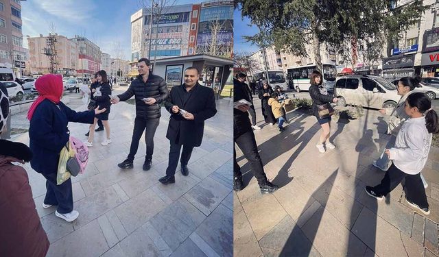 Çerkezköy İYİ Parti’den 8 Mart’ta marteniçka dağıtımı