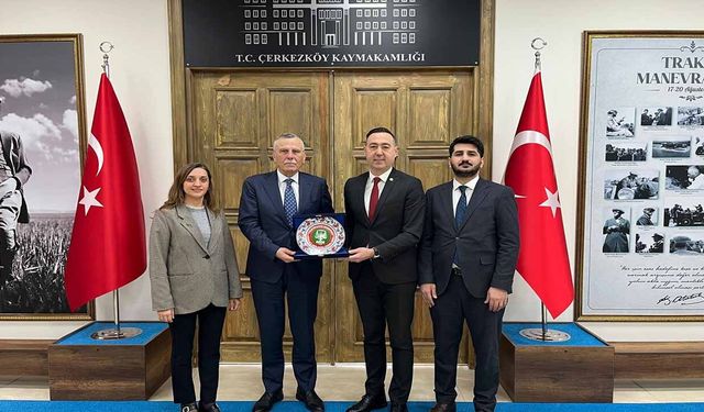 Tekirdağ Barosu’ndan Kaymakam Günlü’ye Ziyaret