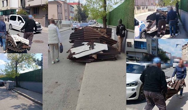 Attıkları gibi topladılar!