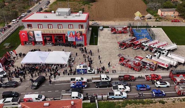 Modern itfaiye istasyonu açıldı