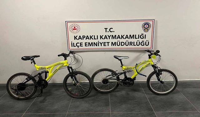 Çocukların bisikletini çalan çocuklar yakalandı