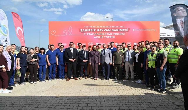 Sahipsiz Hayvan Bakımevi’nin 2. etabı açıldı