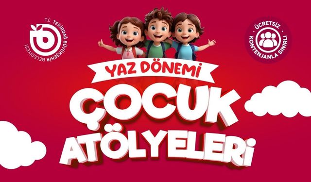 Çerkezköy’de minikler için eğitici yaz maratonu