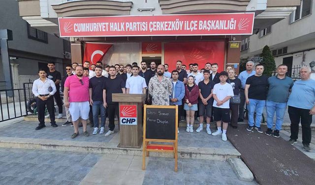 CHP Gençlik Kollarından Başkan Akay’a destek