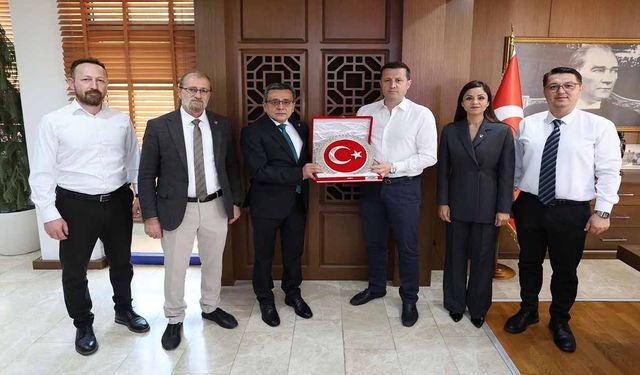 Okay’dan Başkan Akay’a ziyaret