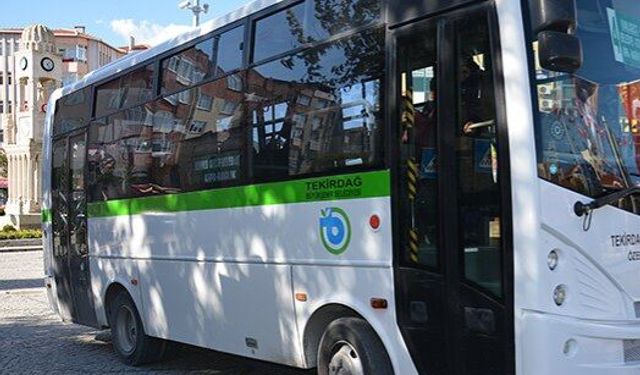 Çerkezköy'de ücretsiz ulaşım hakkı ihlali iddiası