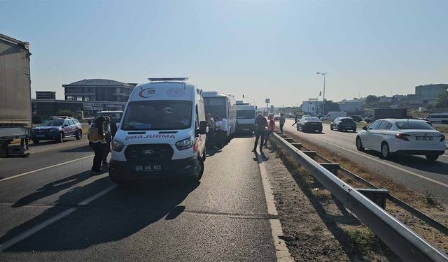 Zincirleme kazada 4 kişi yaralandı
