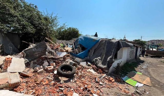 Kümeevler'de yıkım başladı