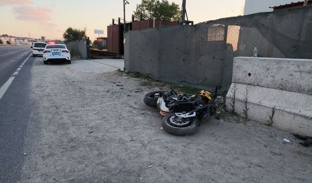 Bugün aldığı motosikletle yaptığı kazada hayatını kaybetti