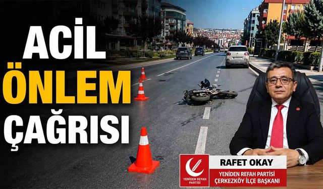Cengiz Topel Caddesi için acil önlem çağrısı