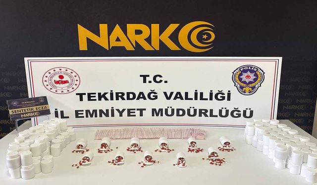 Tekirdağ'da zehir tacirlerine operasyon