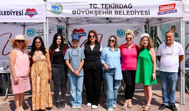 Tekirdağlı yazarlar okurlarıyla Çerkezköy'de buluştu