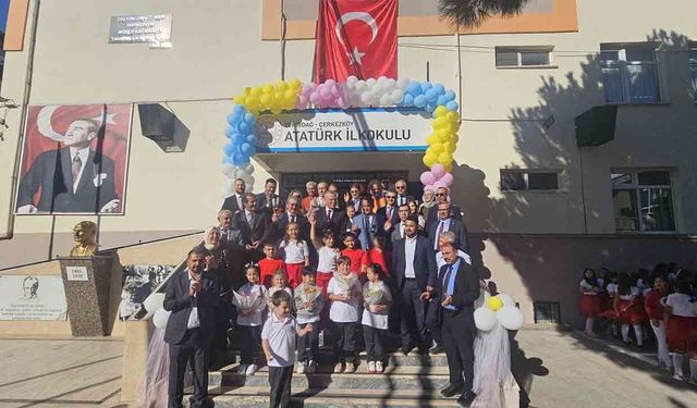 Çerkezköy'de ilk ders zili çaldı