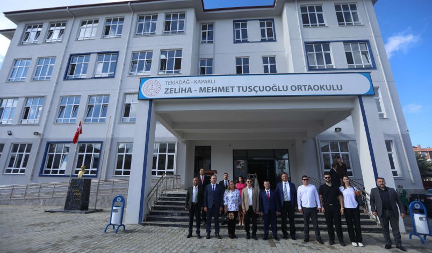 Zeliha Mehmet Tusçuoğlu Ortaokulu açıldı