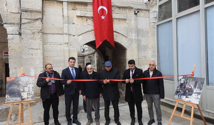 "Gazze Soykırımı" fotoğraf sergisi açıldı