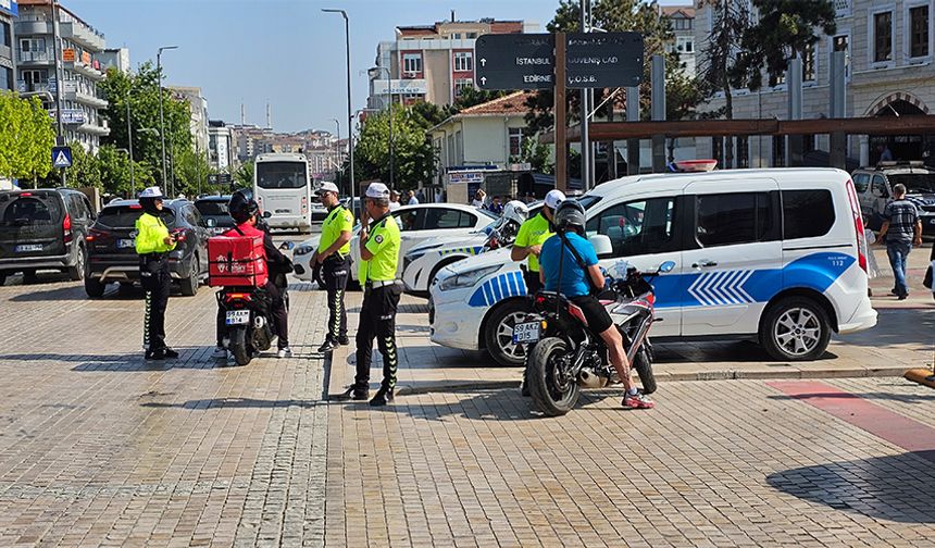 Çerkezköy’de motosiklet uygulaması