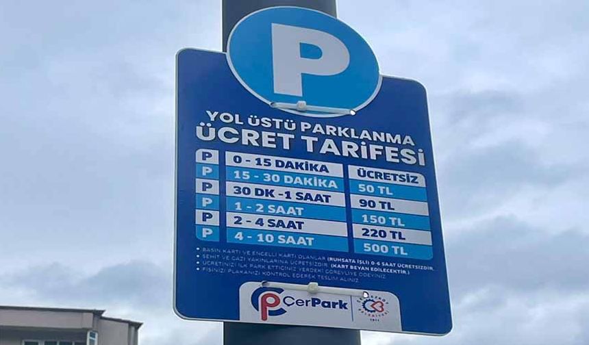 Ücretli otopark dönemi başlıyor