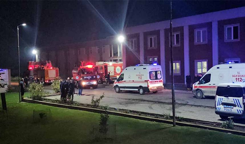 Tekstil fabrikasında yangın