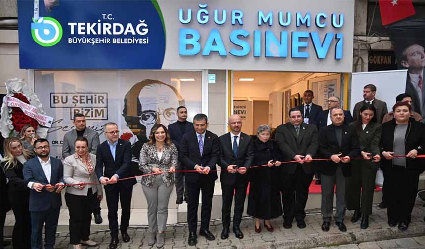 Uğur Mumcu Basınevi açıldı