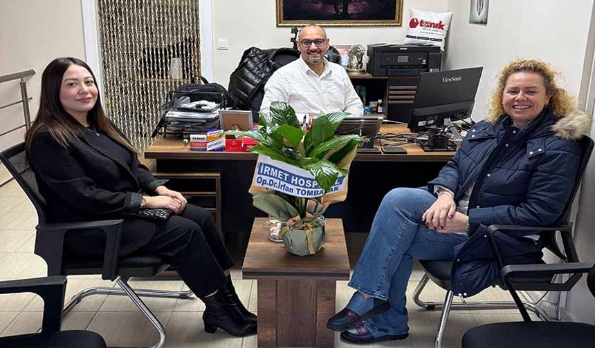 İrmet'ten Tanık'a "Gazeteciler Günü" ziyareti