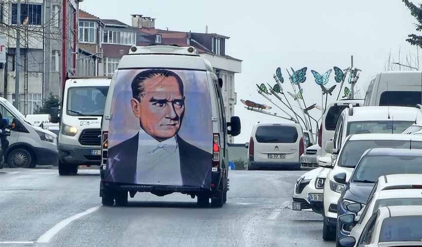 Minibüsün güzelliğine bakın