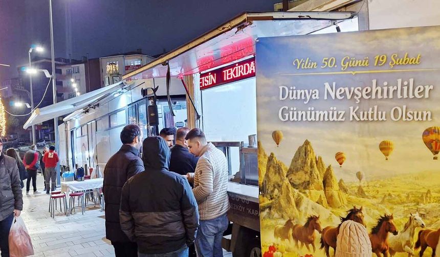 Nevşehirliler 2026 adet lokma dağıttı