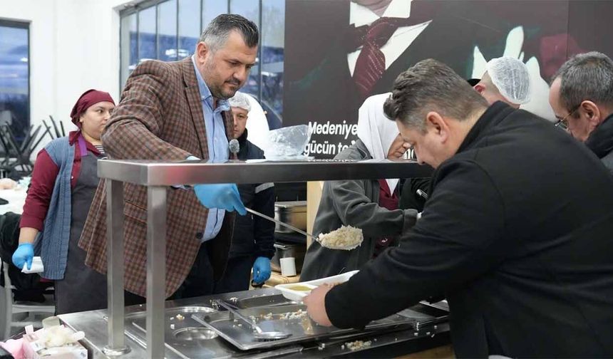 Beyazköy’de ilk iftar sofrası kuruldu