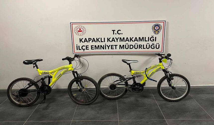 Çocukların bisikletini çalan çocuklar yakalandı