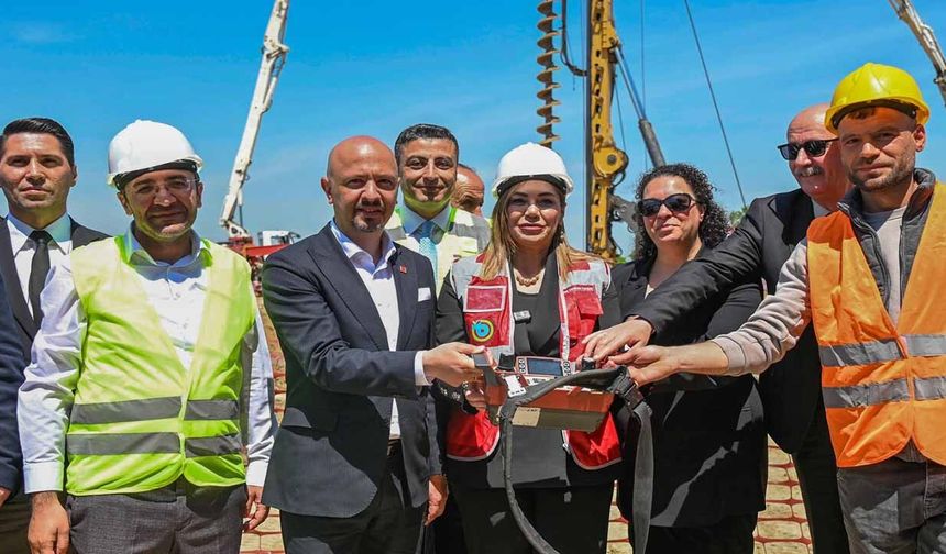 Çerkezköy’de içme suyu deposunun temeli atıldı